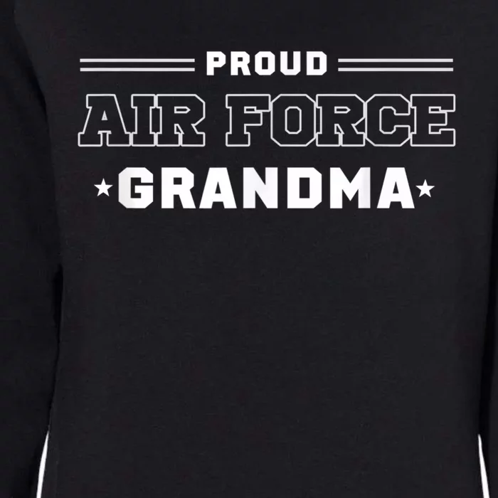 Proud US Air Force Grandma Military Pride Womens California Wash Sweatshirt