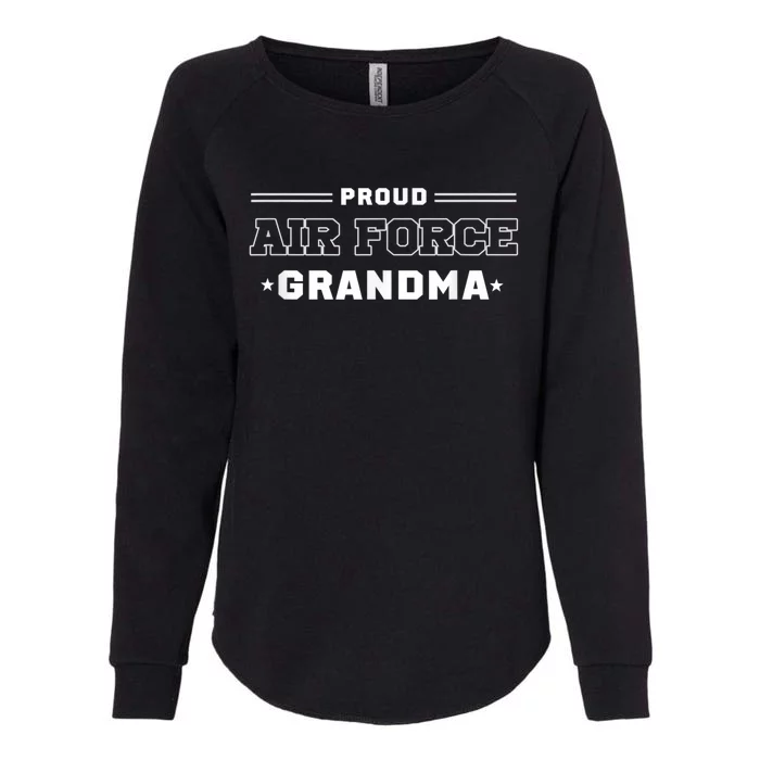 Proud US Air Force Grandma Military Pride Womens California Wash Sweatshirt