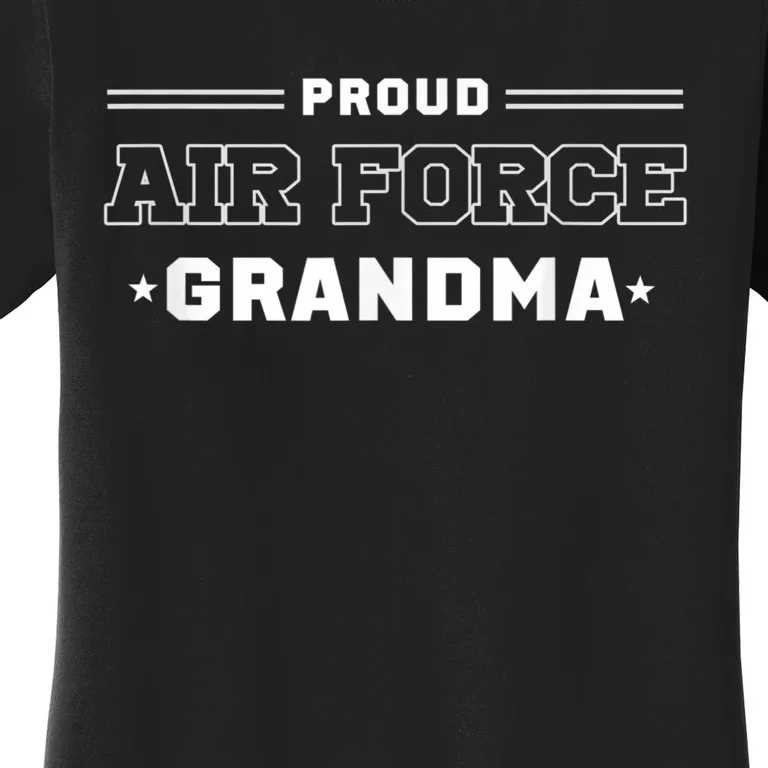 Proud US Air Force Grandma Military Pride Women's T-Shirt