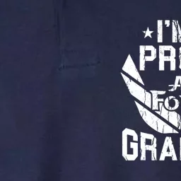 Proud Us Air Force Grandpa Veteran Granddad Grandfather Softstyle Adult Sport Polo