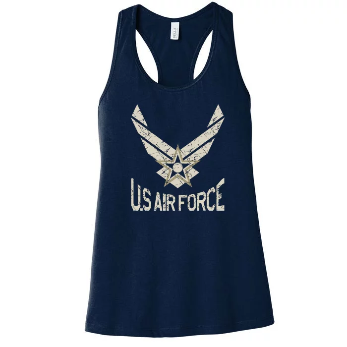 Proud US Air Force Veteran Women's Racerback Tank