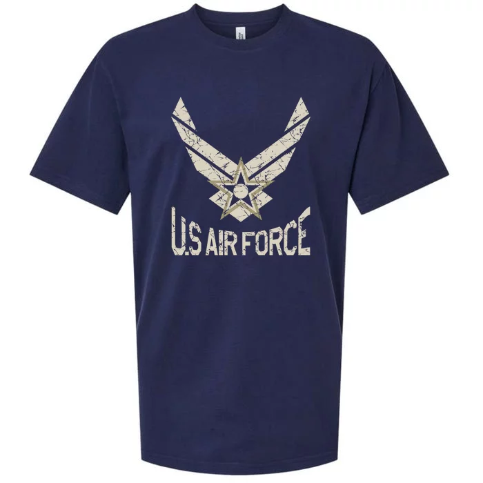 Proud US Air Force Veteran Sueded Cloud Jersey T-Shirt