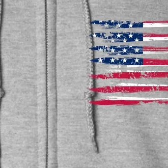 Patriotic USA American Flag Air Show Jets Full Zip Hoodie