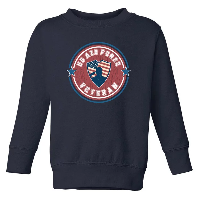 Proud US Air Force Veteran Toddler Sweatshirt