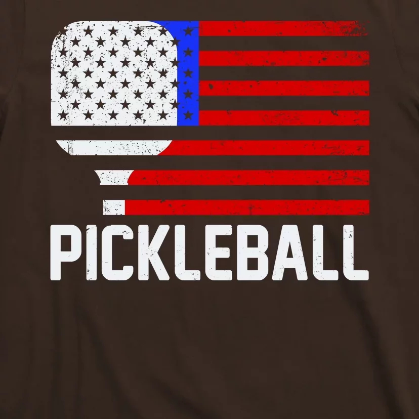 Pickeball USA American Flag T-Shirt