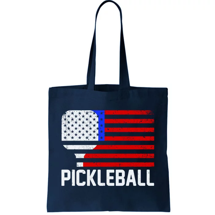 Pickeball USA American Flag Tote Bag