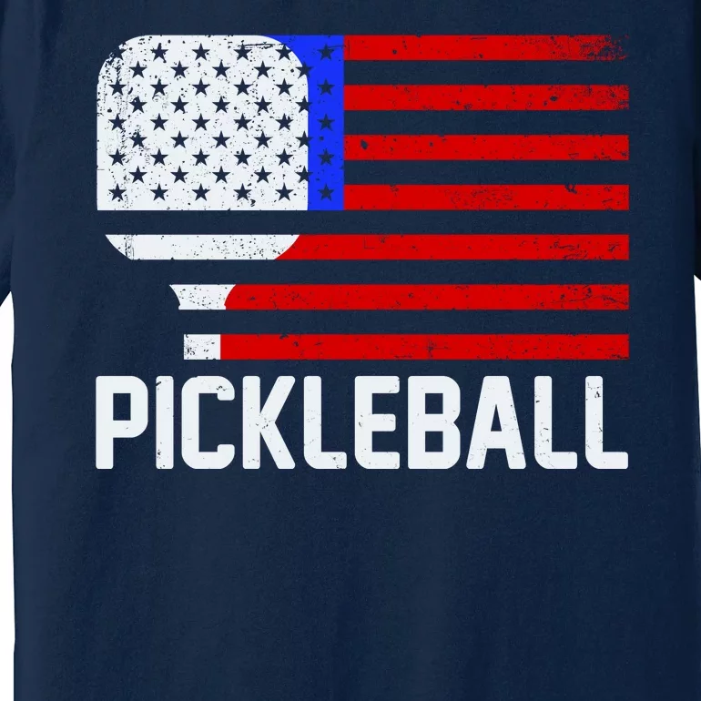 Pickeball USA American Flag Premium T-Shirt