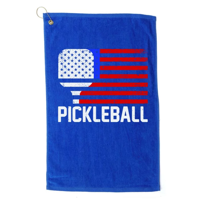 Pickeball USA American Flag Platinum Collection Golf Towel