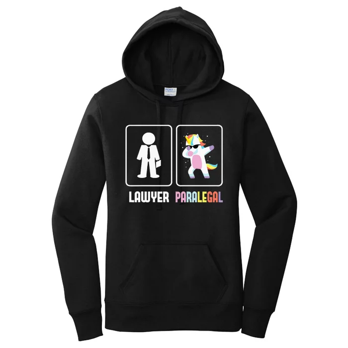 Paralegal Unicorn Attorney Assistant Law Firm Justice Women's Pullover Hoodie