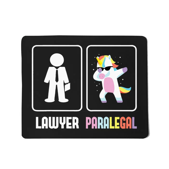 Paralegal Unicorn Attorney Assistant Law Firm Justice Mousepad