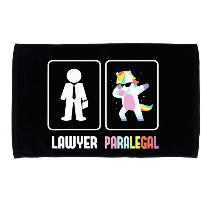 Paralegal Unicorn Attorney Assistant Law Firm Justice Microfiber Hand Towel