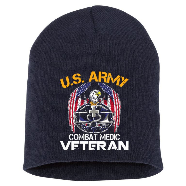 Proud US ARMY Combat Medic, Perfect Veteran Medical Military Short Acrylic Beanie