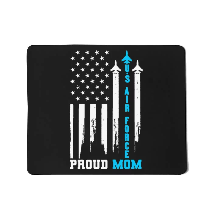 Proud US Air Force Mom Rocket America Flag Mother's Day Mousepad