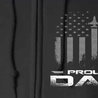 Pride U.S. Army Im A Proud A.I.R F.O.R.C.E Dad Full Zip Hoodie