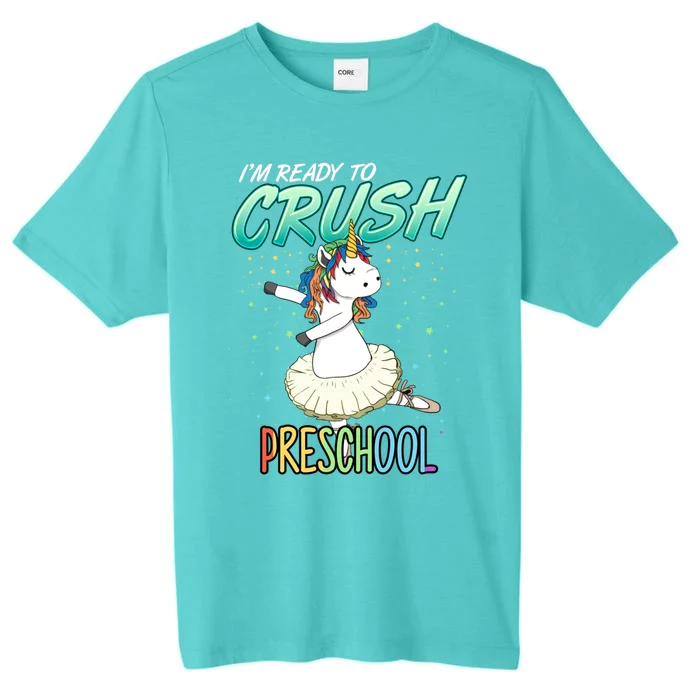 Preschool Unicorn Ballerina Ballet Dancer Hello PreK Cute Gift ChromaSoft Performance T-Shirt