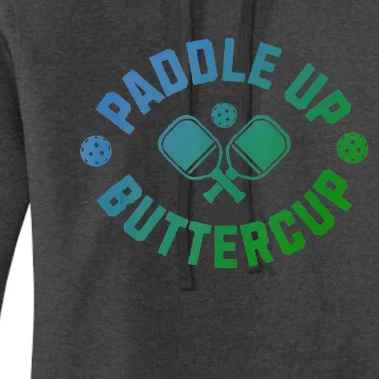 Paddle Up Buttercup Apparel Tank Top.Png Women's Pullover Hoodie