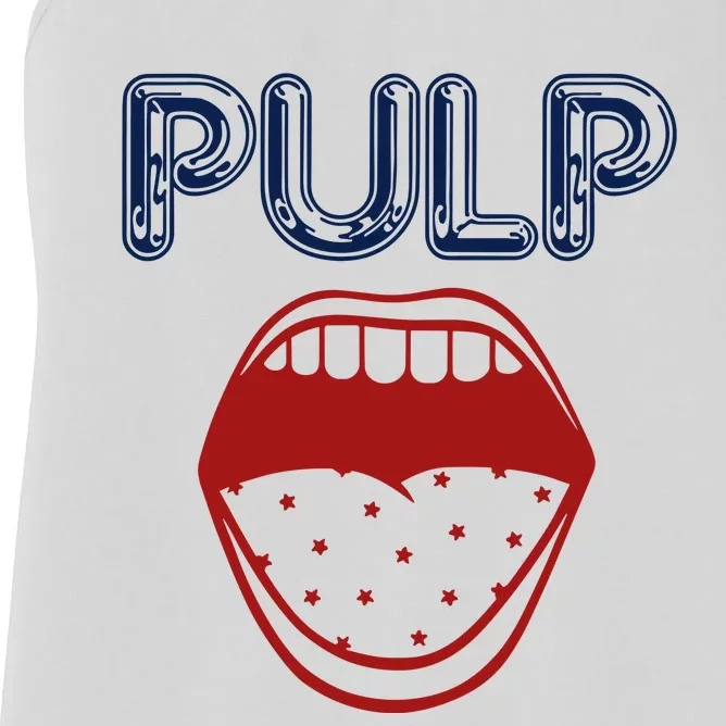 Pulp Us Big Mouth Women's Racerback Tank