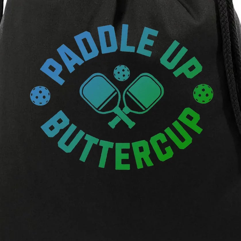 Paddle Up Buttercup Drawstring Bag