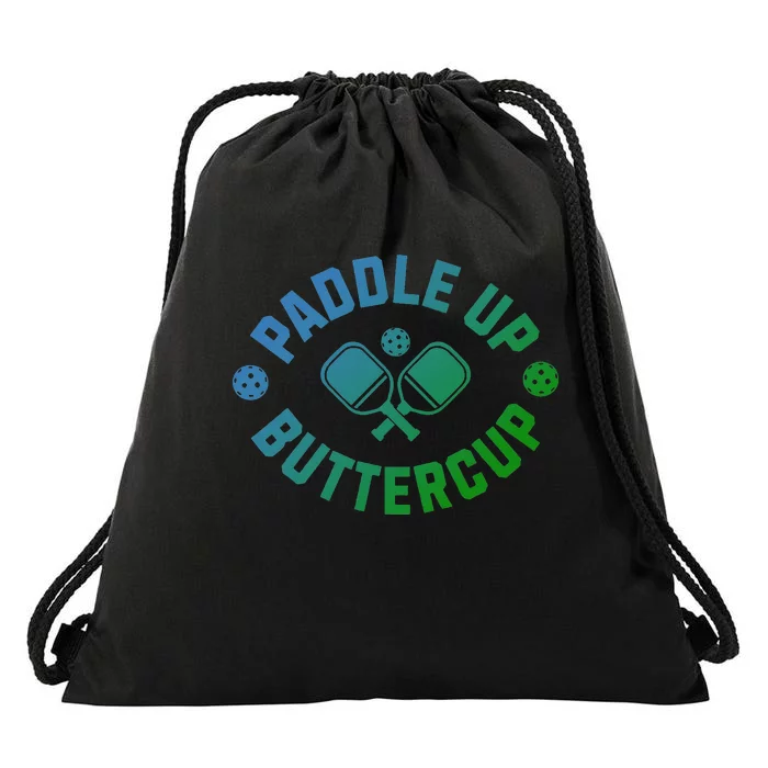 Paddle Up Buttercup Drawstring Bag