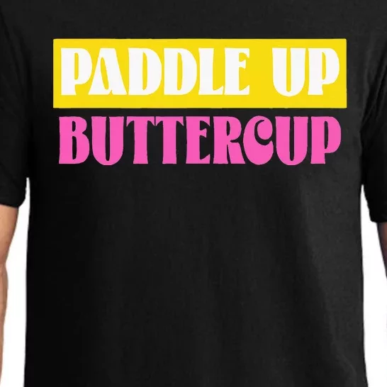 Paddle Up Buttercup for Pickleball Lovers Pajama Set