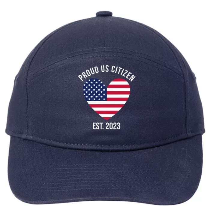 Proud US Citizenship Decoration American New USA Citizen 7-Panel Snapback Hat