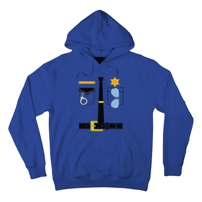 Police Uniform Costume Halloween Hoodie