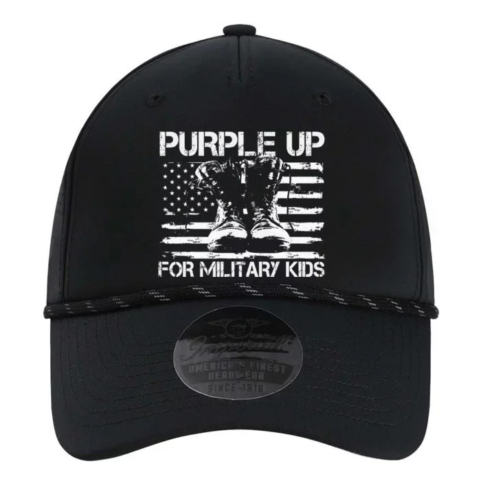 Purple Up Children's Costumes Military Children's Month American Flag Performance The Dyno Cap