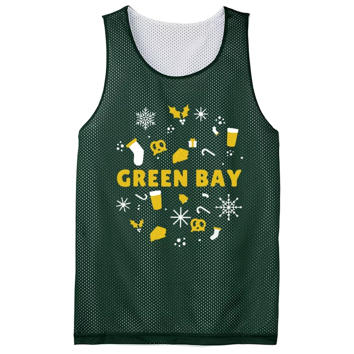 Packers Ugly Christmas Shirt Mesh Reversible Basketball Jersey Tank