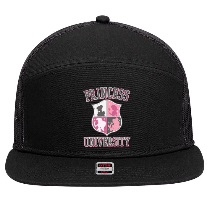 Princess University College 7 Panel Mesh Trucker Snapback Hat