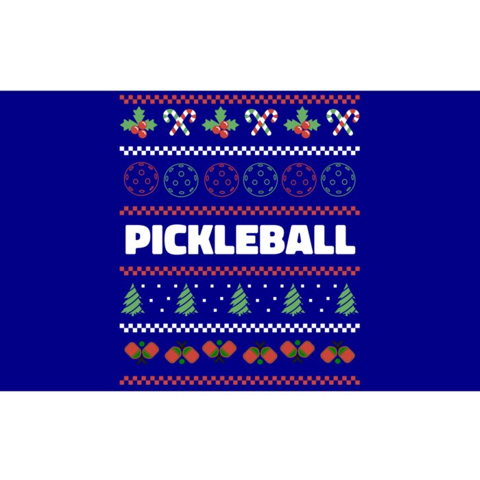 Pickleball Ugly Christmas Design Gift Bumper Sticker