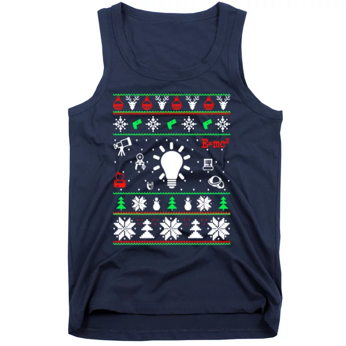 Physics Ugly Christmas Tank Top