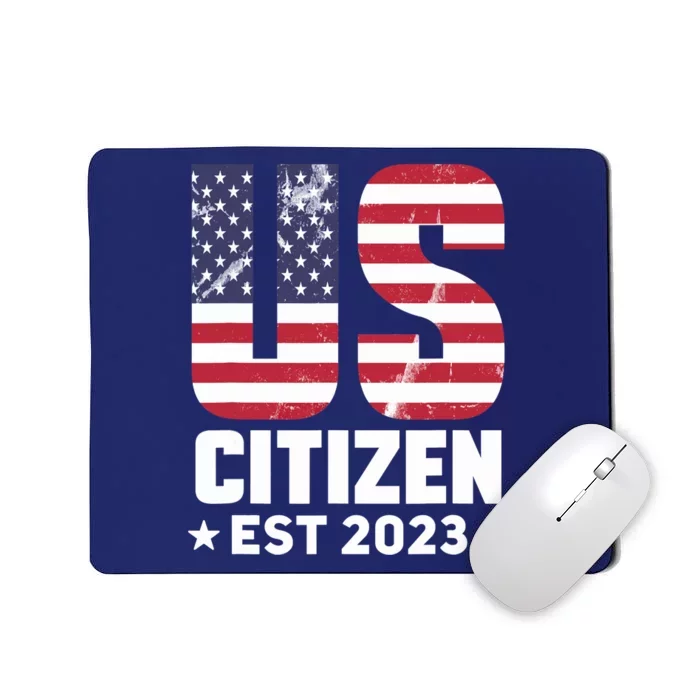 Proud US Citizenship Decoration American New USA Citizen Mousepad