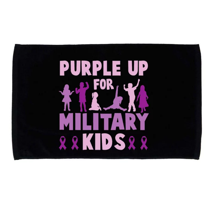 Purple Up Children's Costumes Military Children's Month American Flag Microfiber Hand Towel