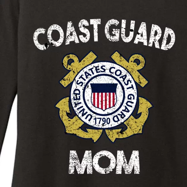 Proud Us Coast Guard Mom Military Pride Gift Womens CVC Long Sleeve Shirt