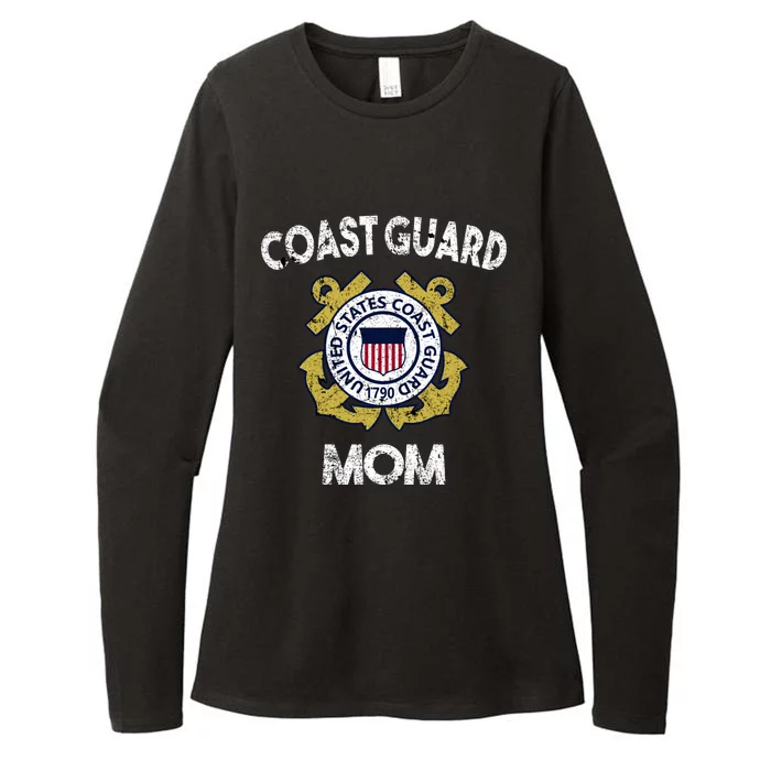 Proud Us Coast Guard Mom Military Pride Gift Womens CVC Long Sleeve Shirt