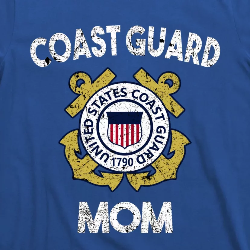 Proud Us Coast Guard Mom Military Pride Gift T-Shirt