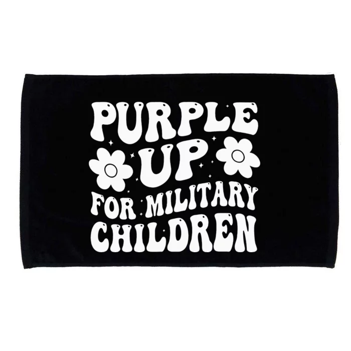 Purple Up Children's Costumes Military Children's Month American Flag Microfiber Hand Towel