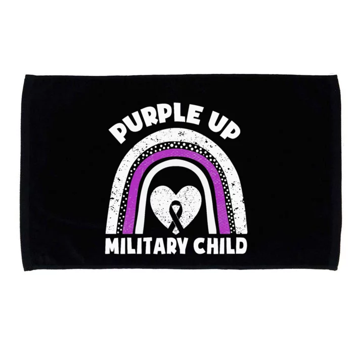 Purple Up Children's Costumes Military Children's Month American Flag Microfiber Hand Towel