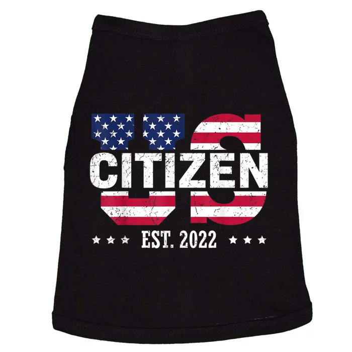 Proud US Citizenship Decoration American New USA Citizen Doggie Tank