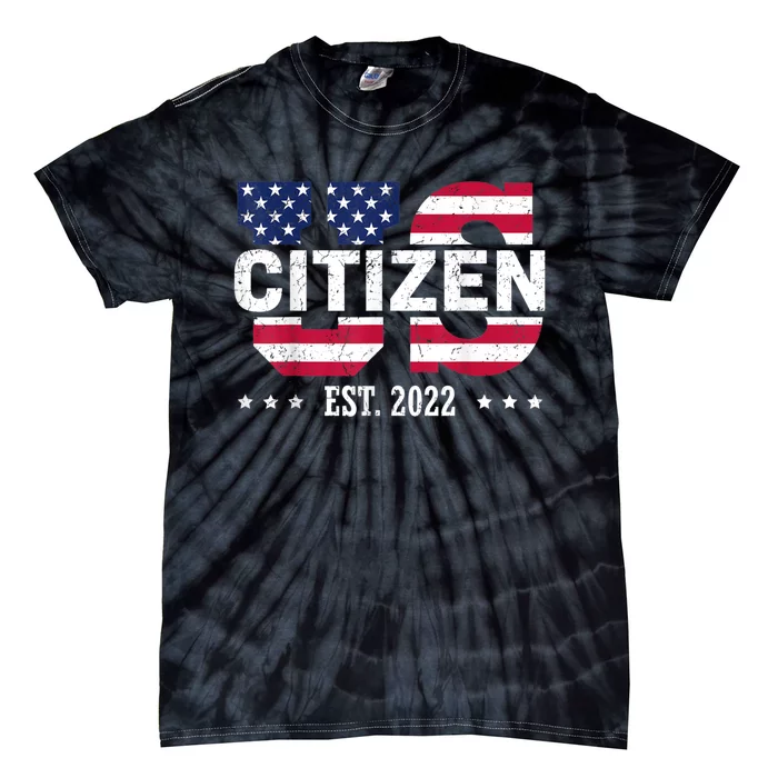 Proud US Citizenship Decoration American New USA Citizen Tie-Dye T-Shirt