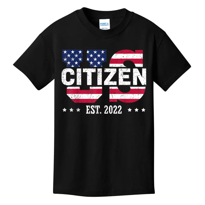 Proud US Citizenship Decoration American New USA Citizen Kids T-Shirt