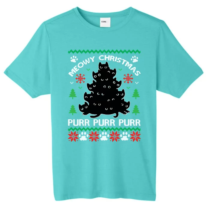 Purr Ugly Christmas ChromaSoft Performance T-Shirt