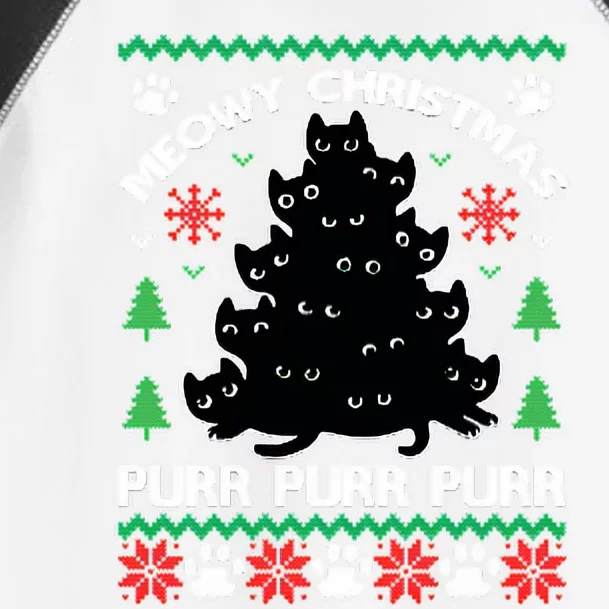 Purr Ugly Christmas Toddler Fine Jersey T-Shirt