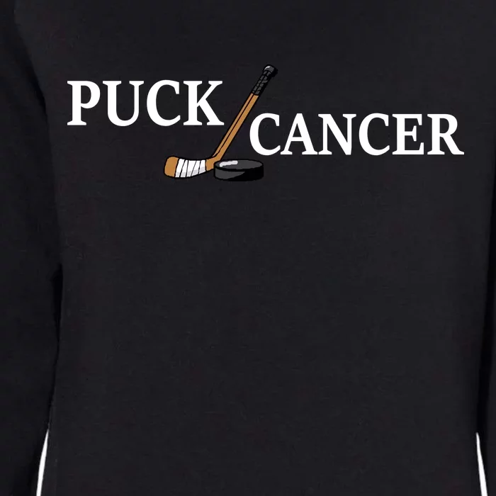 Puck Cancer Womens California Wash Sweatshirt