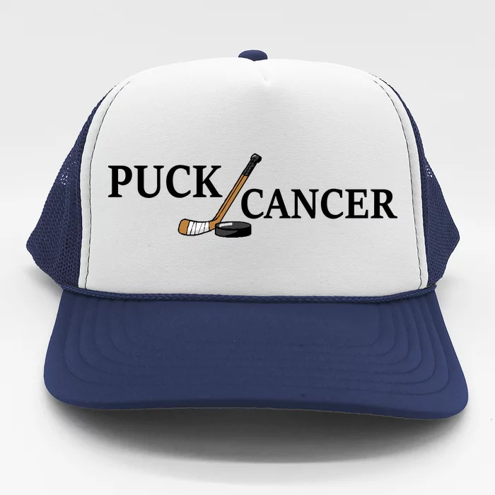 Puck Cancer Trucker Hat