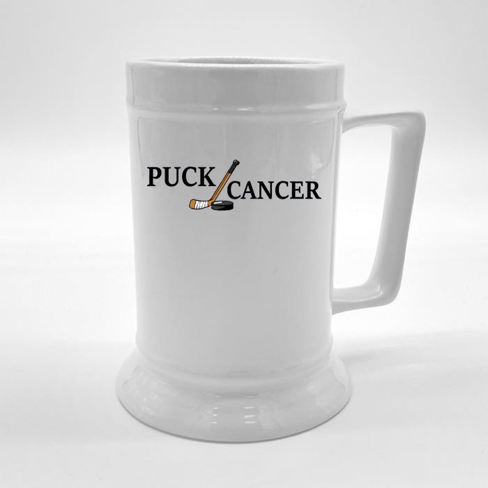 Puck Cancer Front & Back Beer Stein