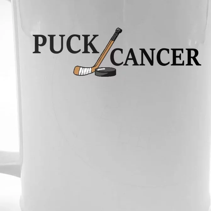 Puck Cancer Front & Back Beer Stein