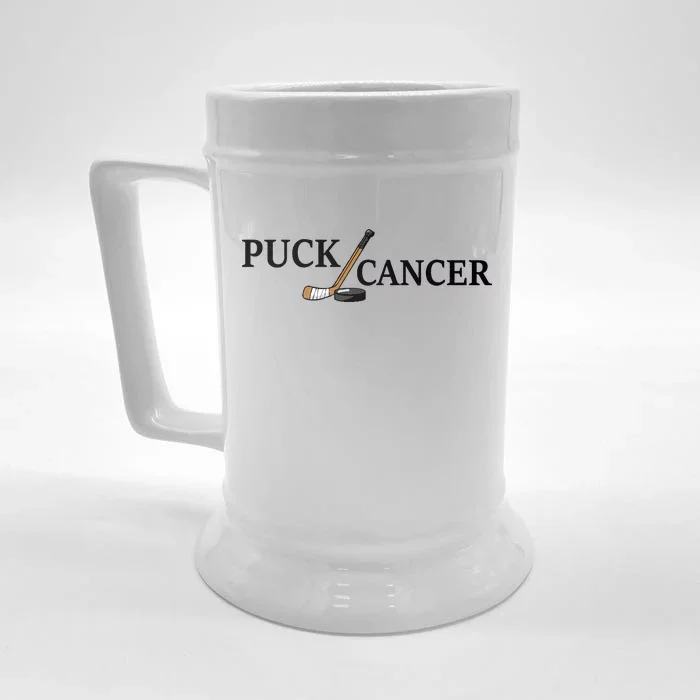 Puck Cancer Front & Back Beer Stein