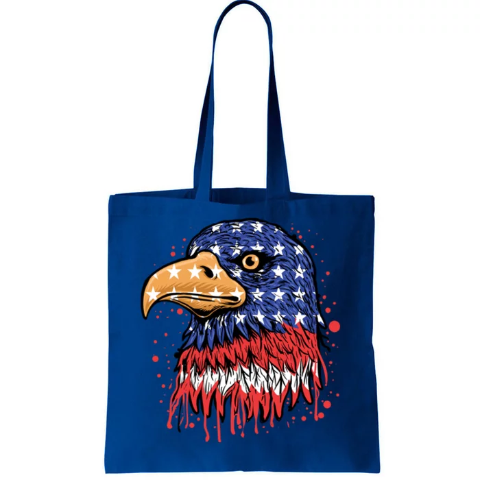 Patriotic Us Design: Eagle Usa Flag Gift Tote Bag