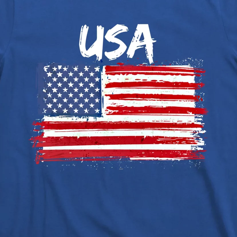 Patriotic Usa Design With American Flag Of The United States Gift T-Shirt